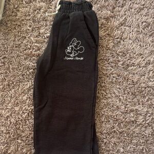 Zara Minnie Mouse Black Kids Sweatpant